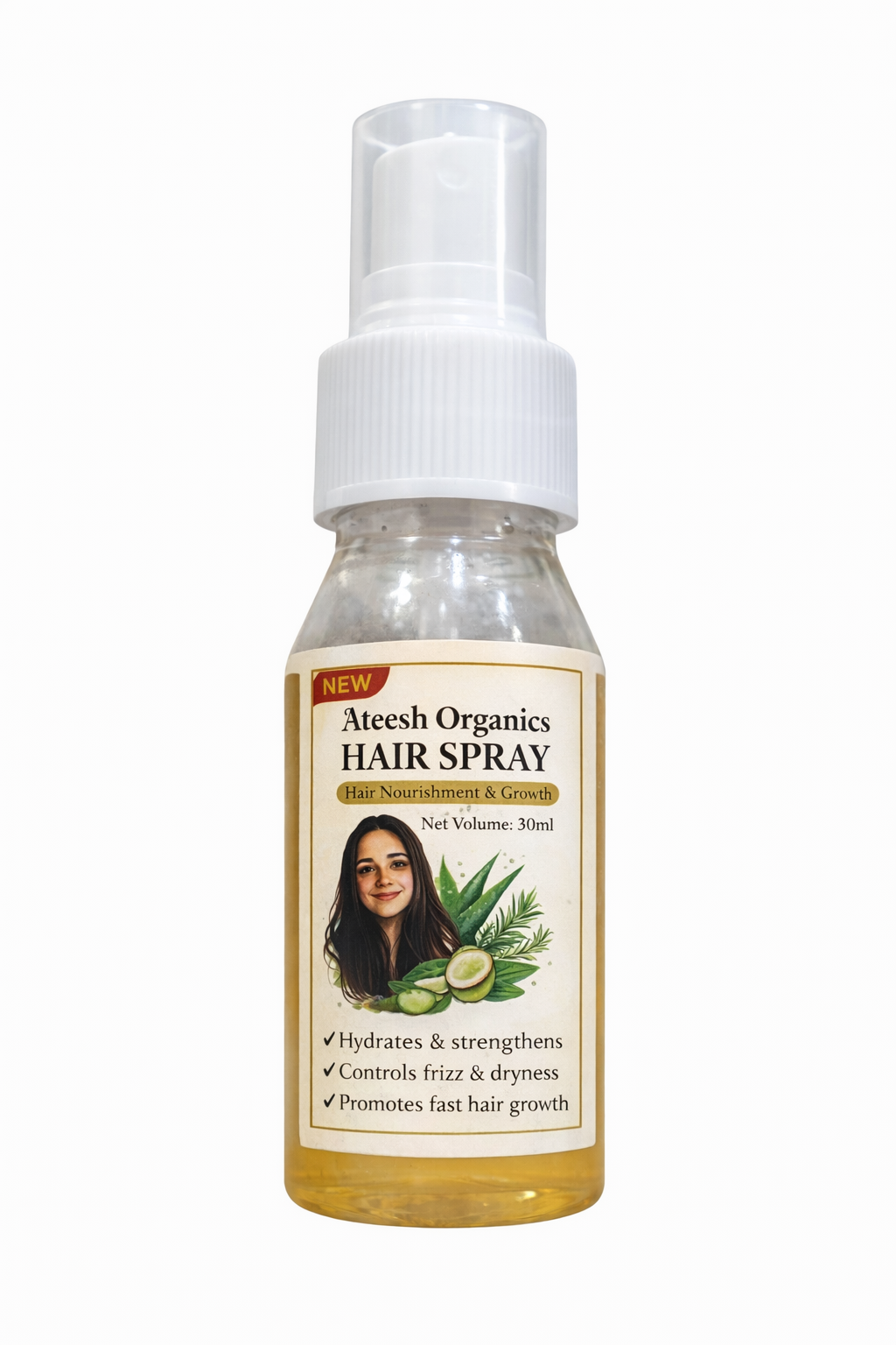 Natural Hair Spray - Organic Styling