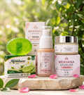 Mekhana Glow-Up Essentials: Soap, Tinted Sunscreen & Kojic Acid Cream
